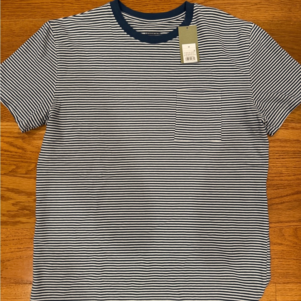 Goodfellow & Co Navy and White Striped Tee